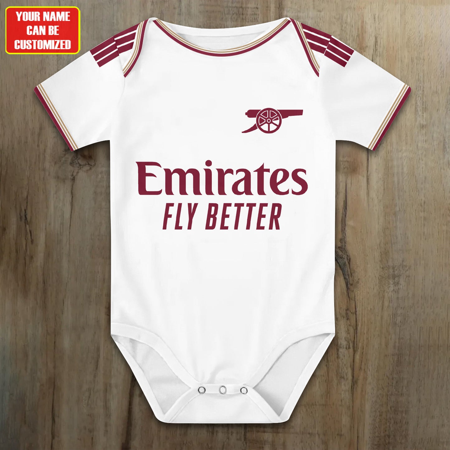 Customized Arsenal Third Soccer Jersey , Baby Rib Bodysuit Sizes
