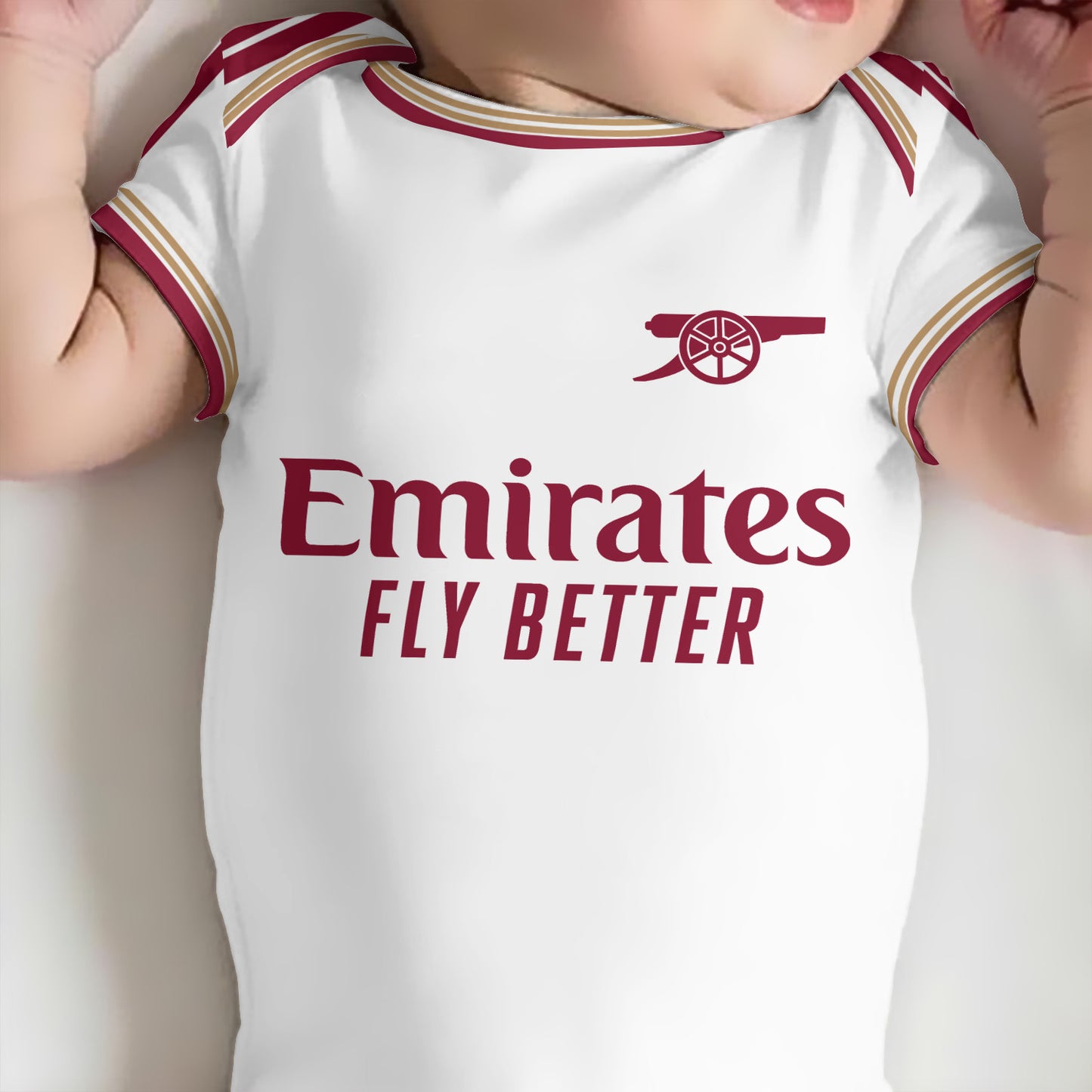 Customized Arsenal Third Soccer Jersey , Baby Rib Bodysuit Sizes
