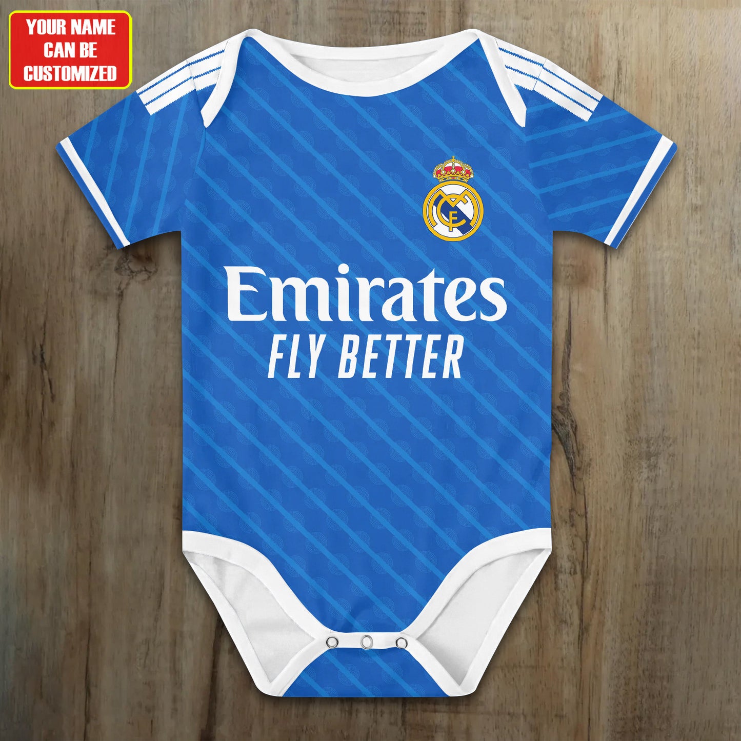 Customized Real Madrid Third Soccer Jersey , Baby Rib Bodysuit Sizes
