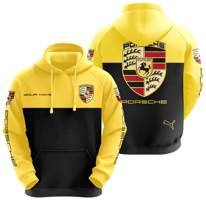 Personalized Porsche X PM 3D All over Printed Hoodie and Sweatpants set