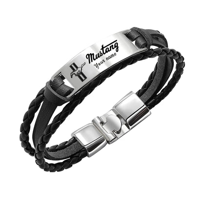 F Mustang Personalized Handmade Bracelet Gift For Fans