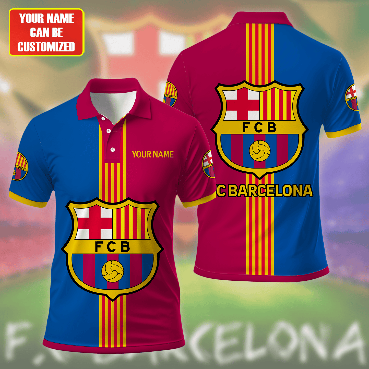 Personalized Barcelona FC 3D Full Printing Set , Barcelona FC Shirt , Barcelona Set , Zipper Polo, Hoodie , Short , Polo , hawaii V26