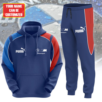 Personalized Merc BW X PM All over Printed Hoodie and Sweatpants set