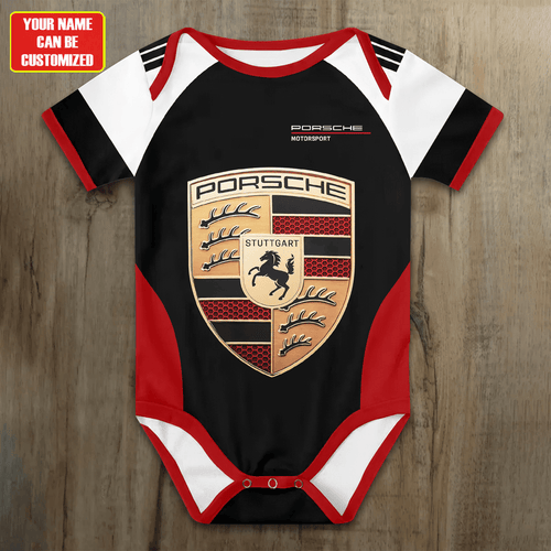 Customized Pors Motorsport Soccer Jersey , Baby Rib Bodysuit Sizes