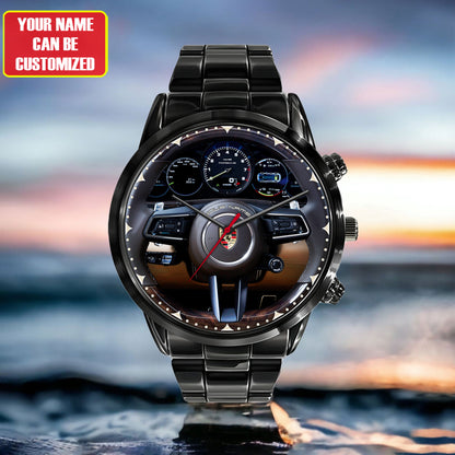 Personalized Pors Panamera Luxury Stainless Steel Watch