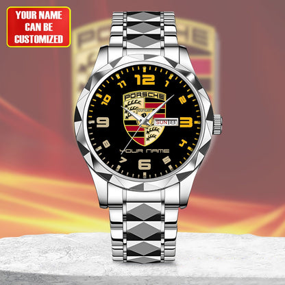 Personalized Porsche Luxury Alloy Charley Watch