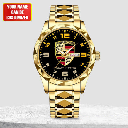 Personalized Porsche Luxury Alloy Charley Watch