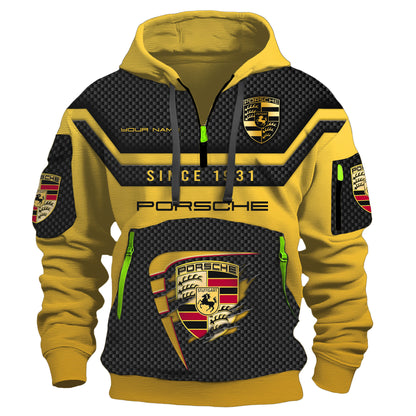 Personalized Pors Tear 3D Zip-Hoodie Cotton Jacket
