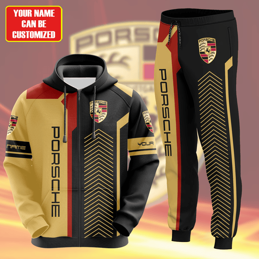 Personalized Pors 3D All over Printed Hoodie and Sweatpants set