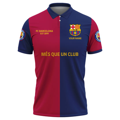 Personalized Barca Torn Full Printing Set , Barca Shirt, Hoodie , Short ,Polo ,hawaii