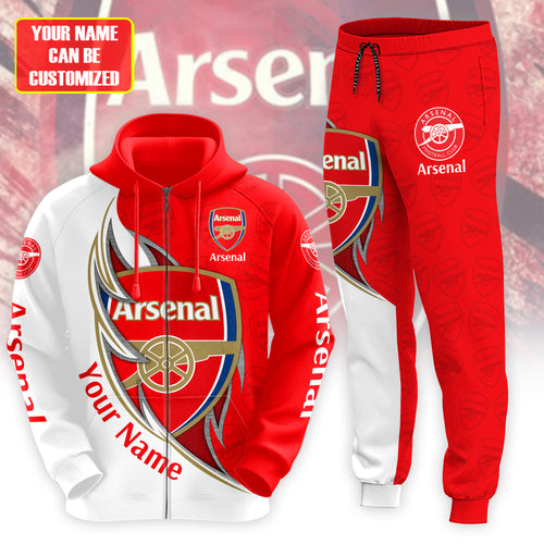 Personalized Arsenal Q7 3D All over Printed Hoodie and Sweatpants set