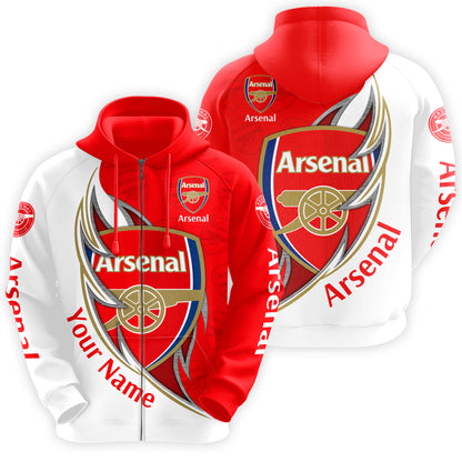 Personalized Arsenal Q7 3D All over Printed Hoodie and Sweatpants set