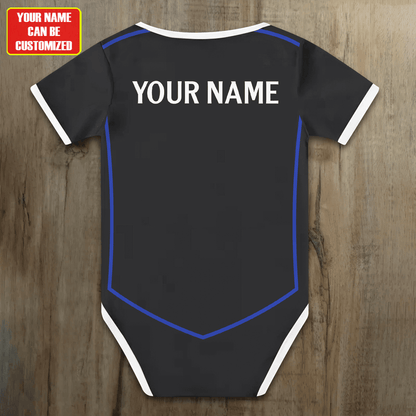 Customized Chelsea Third Soccer Jersey , Baby Rib Bodysuit Sizes