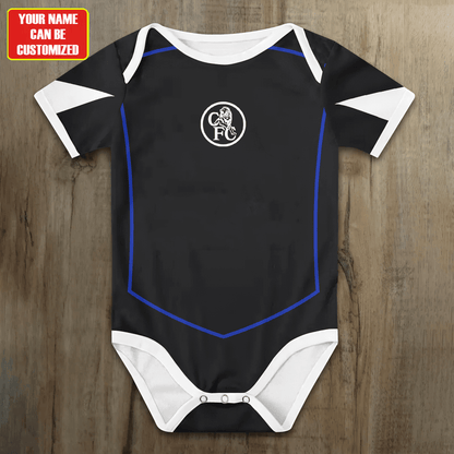 Customized Chelsea Third Soccer Jersey , Baby Rib Bodysuit Sizes
