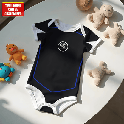 Customized Chelsea Third Soccer Jersey , Baby Rib Bodysuit Sizes