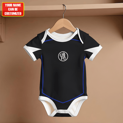 Customized Chelsea Third Soccer Jersey , Baby Rib Bodysuit Sizes