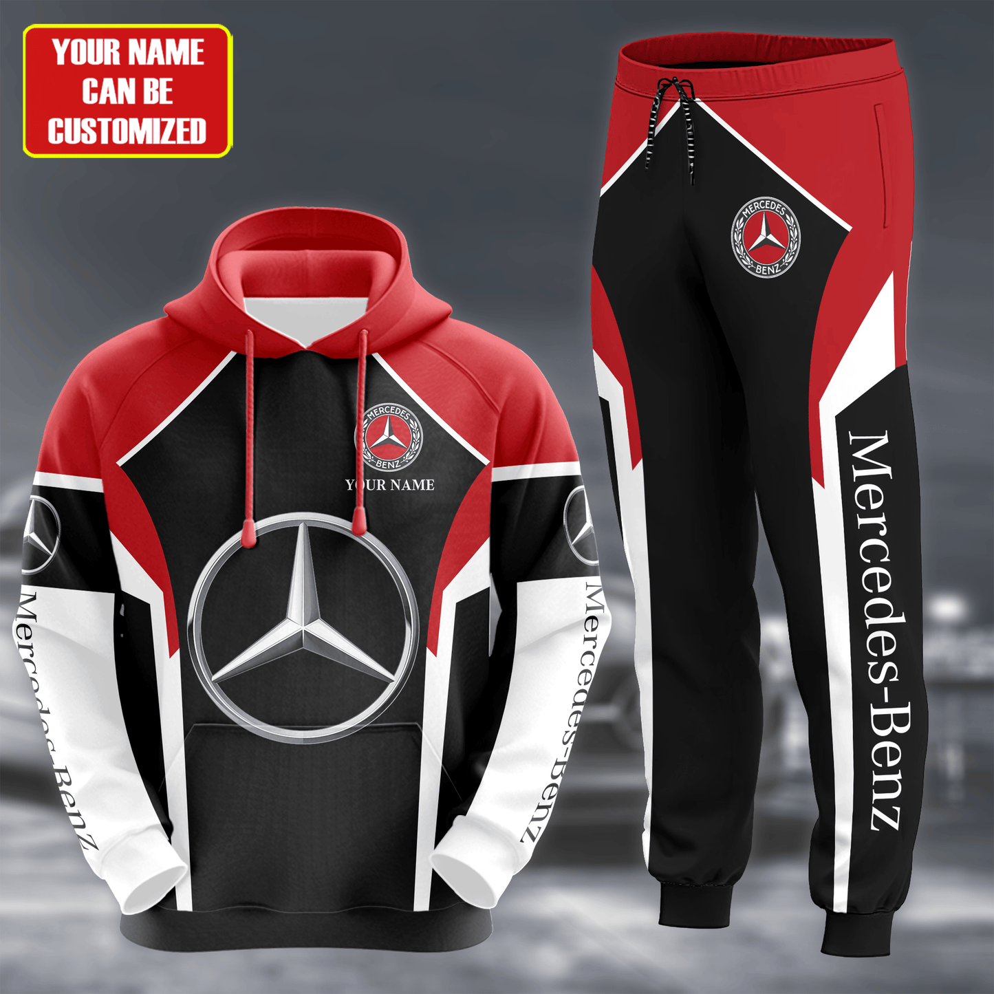 Personalized Merc Q11 3D All over Printed Hoodie and Sweatpants set