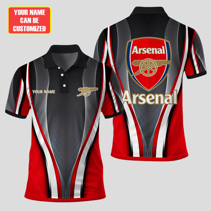 Personalized Arsenal 3D Full Printing Set , Arsenal Shirt , Zipper Polo, Hoodie , Short , Polo ,hawaii V5