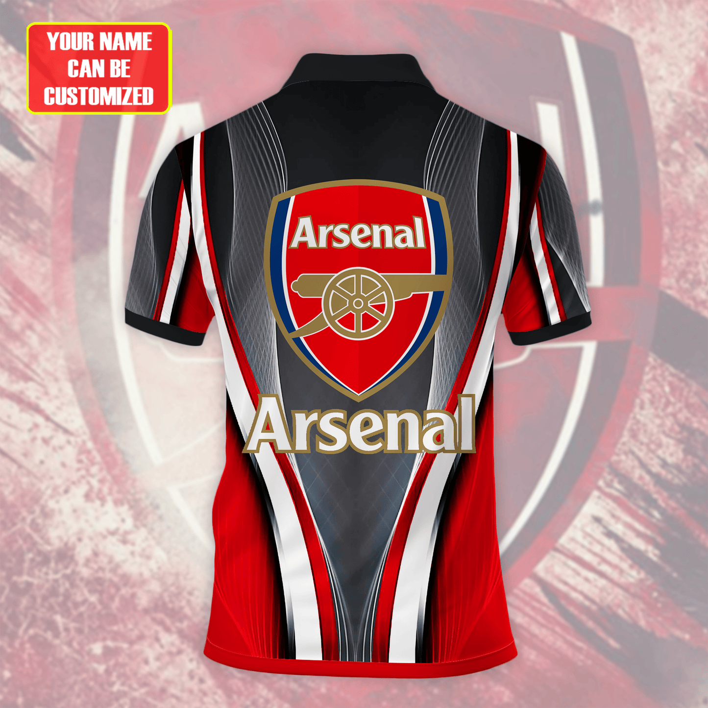 Personalized Arsenal 3D Full Printing Set , Arsenal Shirt , Zipper Polo, Hoodie , Short , Polo ,hawaii V5