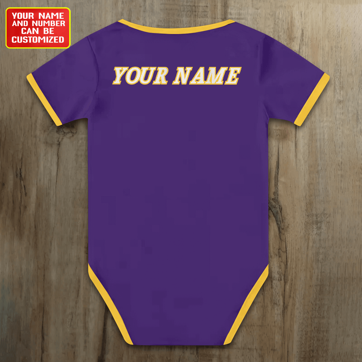 Customized LAL Icon Basketball Jersey , Baby Rib Bodysuit Sizes