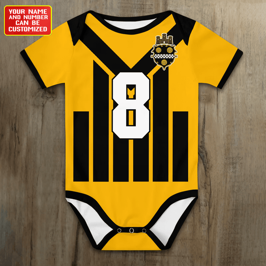 Customized STL Football Jersey , Baby Rib Bodysuit Sizes