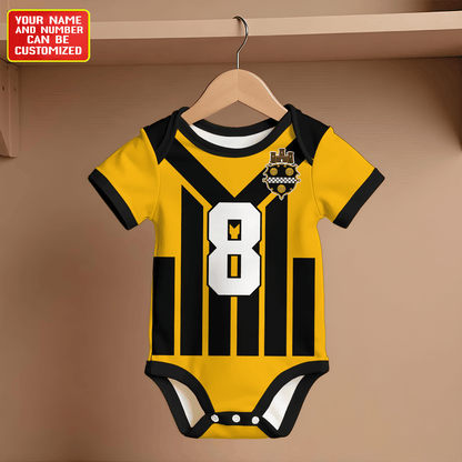 Customized STL Football Jersey , Baby Rib Bodysuit Sizes