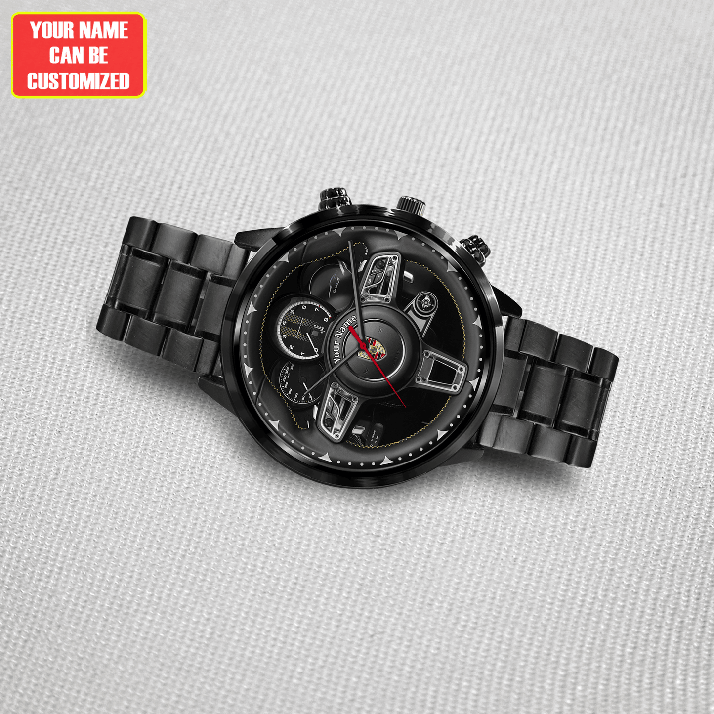 Personalized Pors Turbo S Luxury Stainless Steel Watch