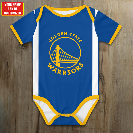 Customized GSW Icon Basketball Jersey , Baby Rib Bodysuit Sizes