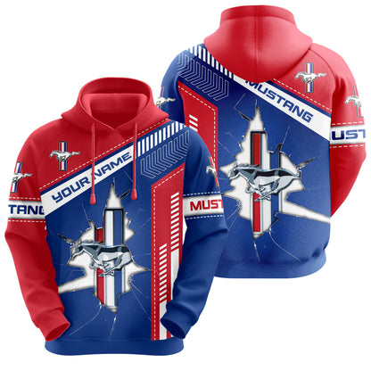 Personalized F Mustang Q5 3D All over Printed Hoodie and Sweatpants set