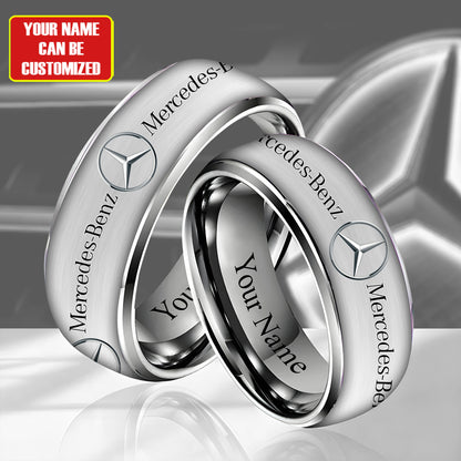 Personalized Merc Plate Custom Alloy Ring