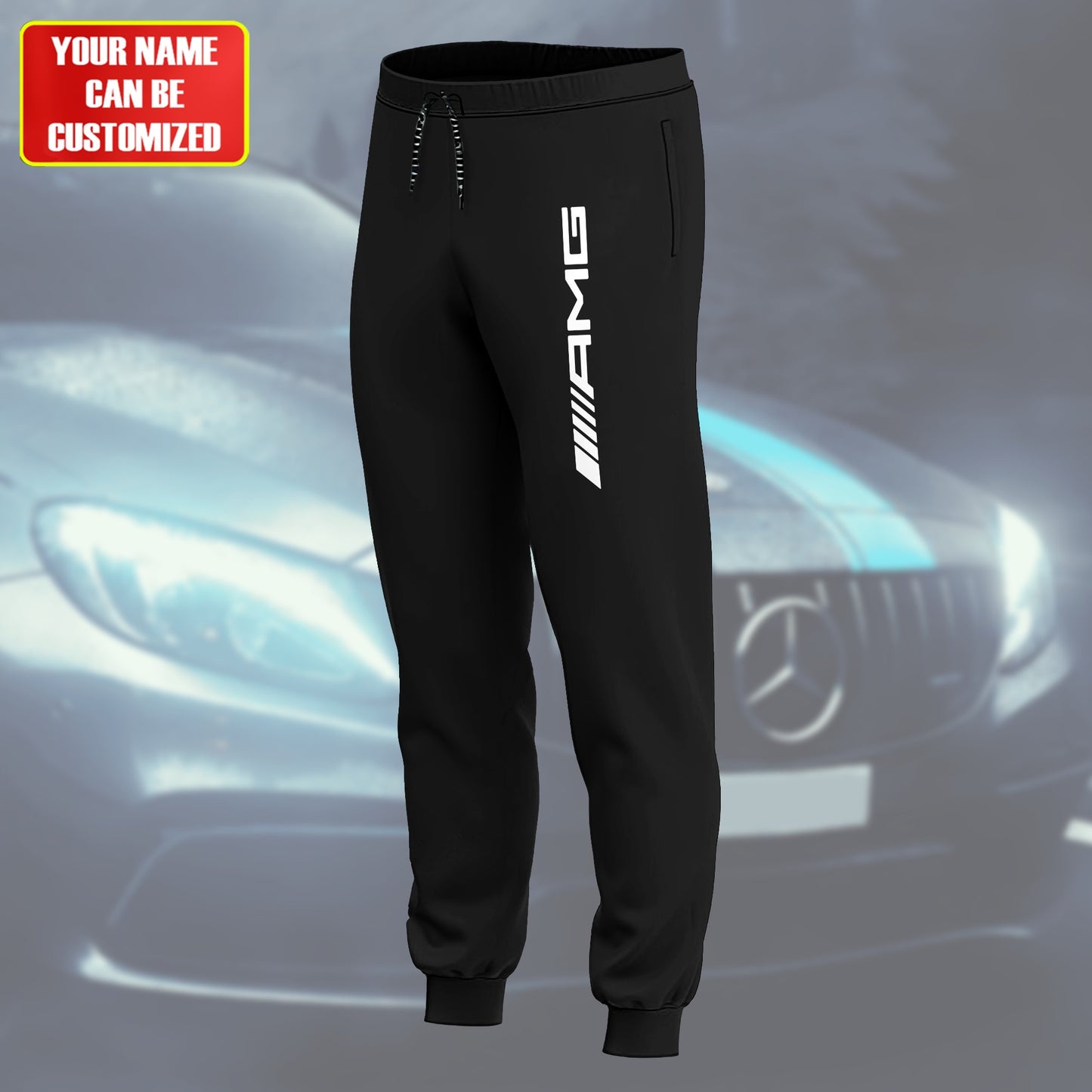 Personalized Merc AMG 3D Cotton Hoodie and Sweatpants set