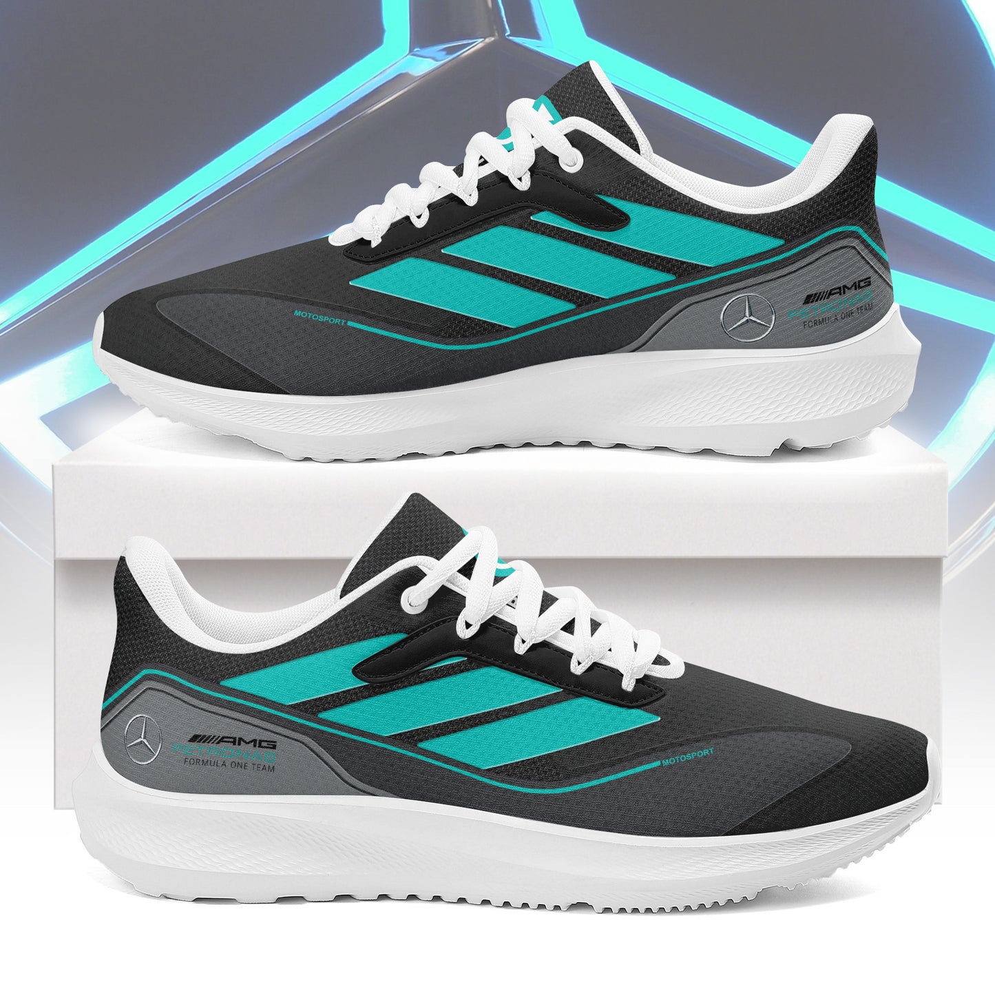 Merc AMG Petronas Running Motorsport Chunky Custom Sneaker