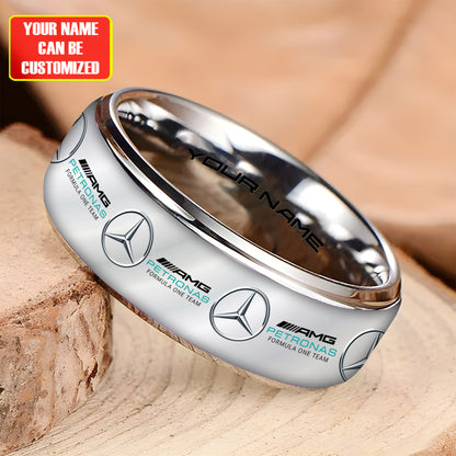 Personalized Merc AMG Petronas Elegant Custom Alloy Ring