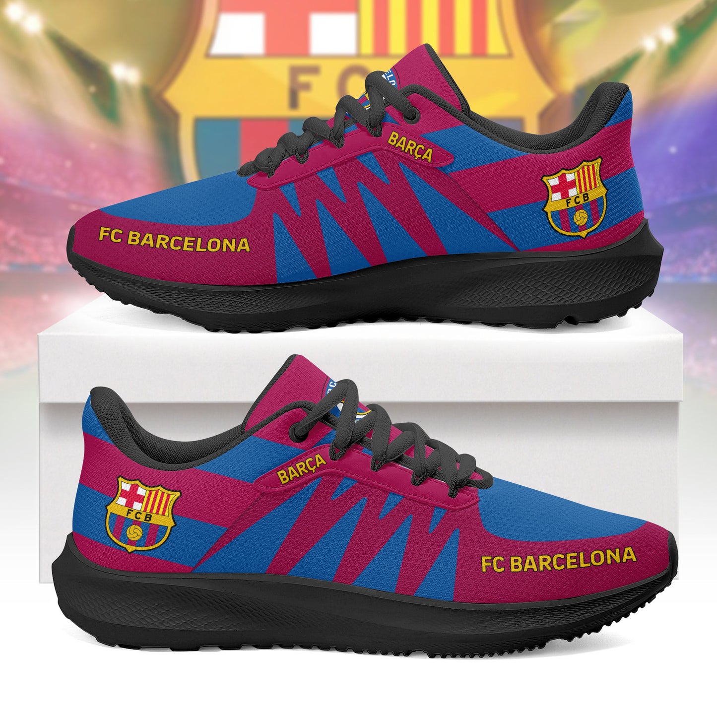 Barcelona FC Running Sport Chunky Custom Sneaker