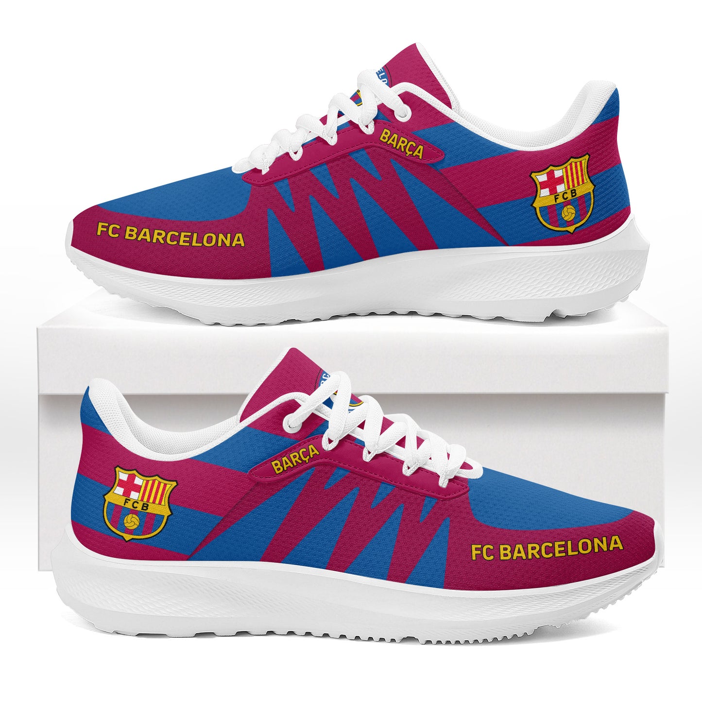 Barcelona FC Running Sport Chunky Custom Sneaker