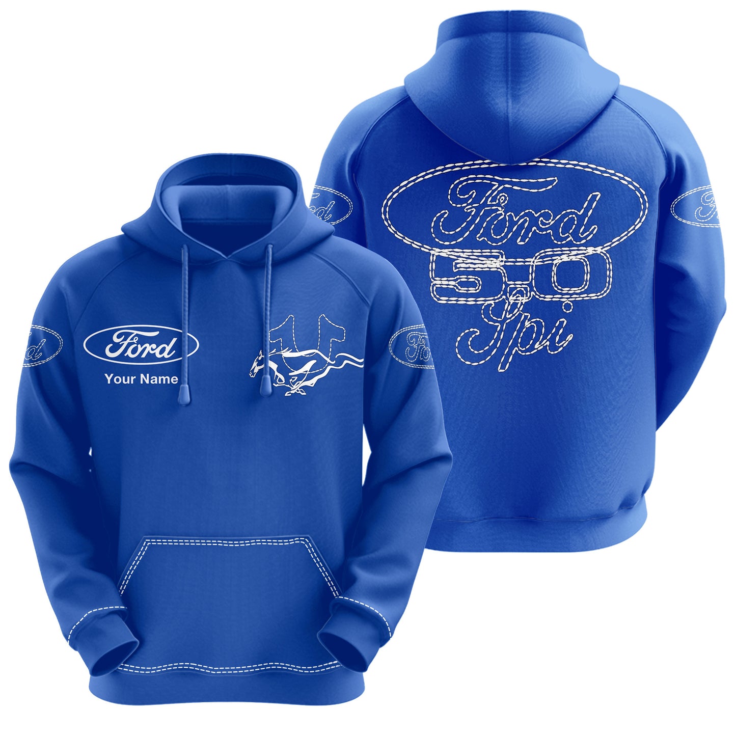 Personalized F Mustang 3D All over Printed Hoodie and Sweatpants set