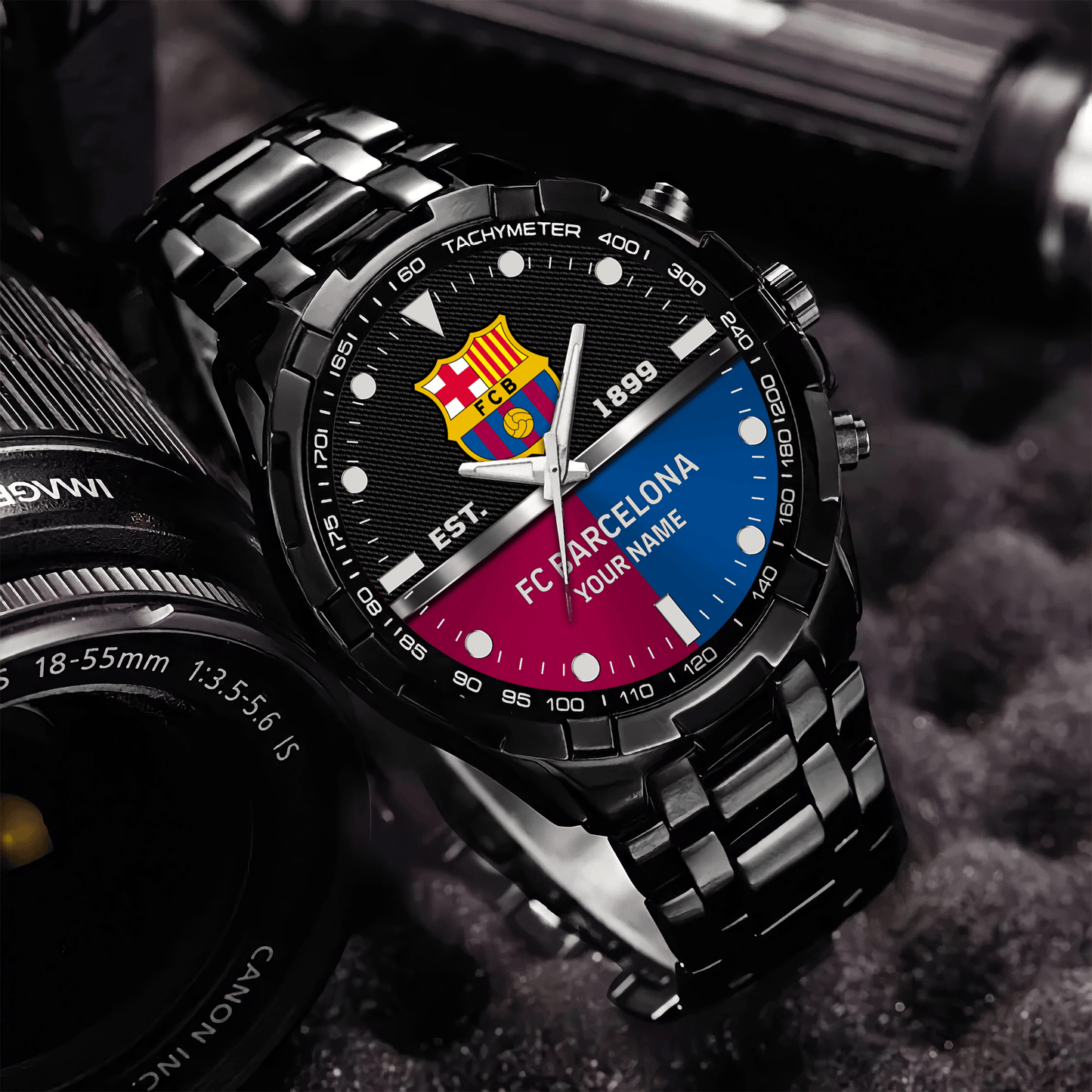 Personalized Barca Est 1899 Alloy Quartz Watch