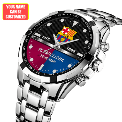 Personalized Barca Est 1899 Alloy Quartz Watch