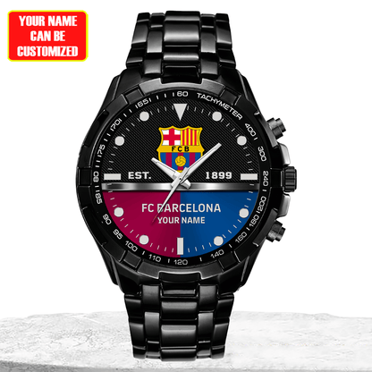 Personalized Barca Est 1899 Alloy Quartz Watch