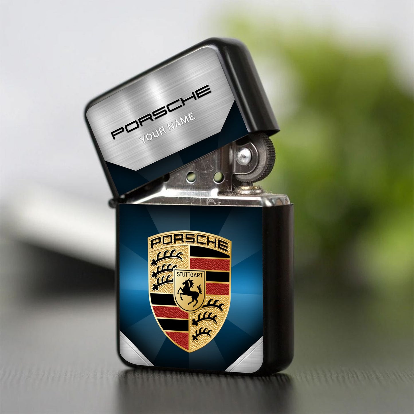 Personalized Pors Elegant Zippo Lighter