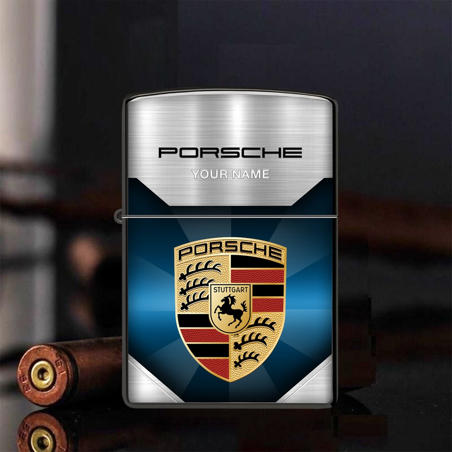 Personalized Pors Elegant Zippo Lighter