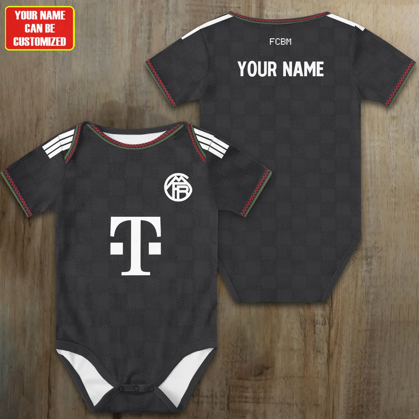 Customized Bayern Munich Third Soccer Jersey , Baby Rib Bodysuit Sizes