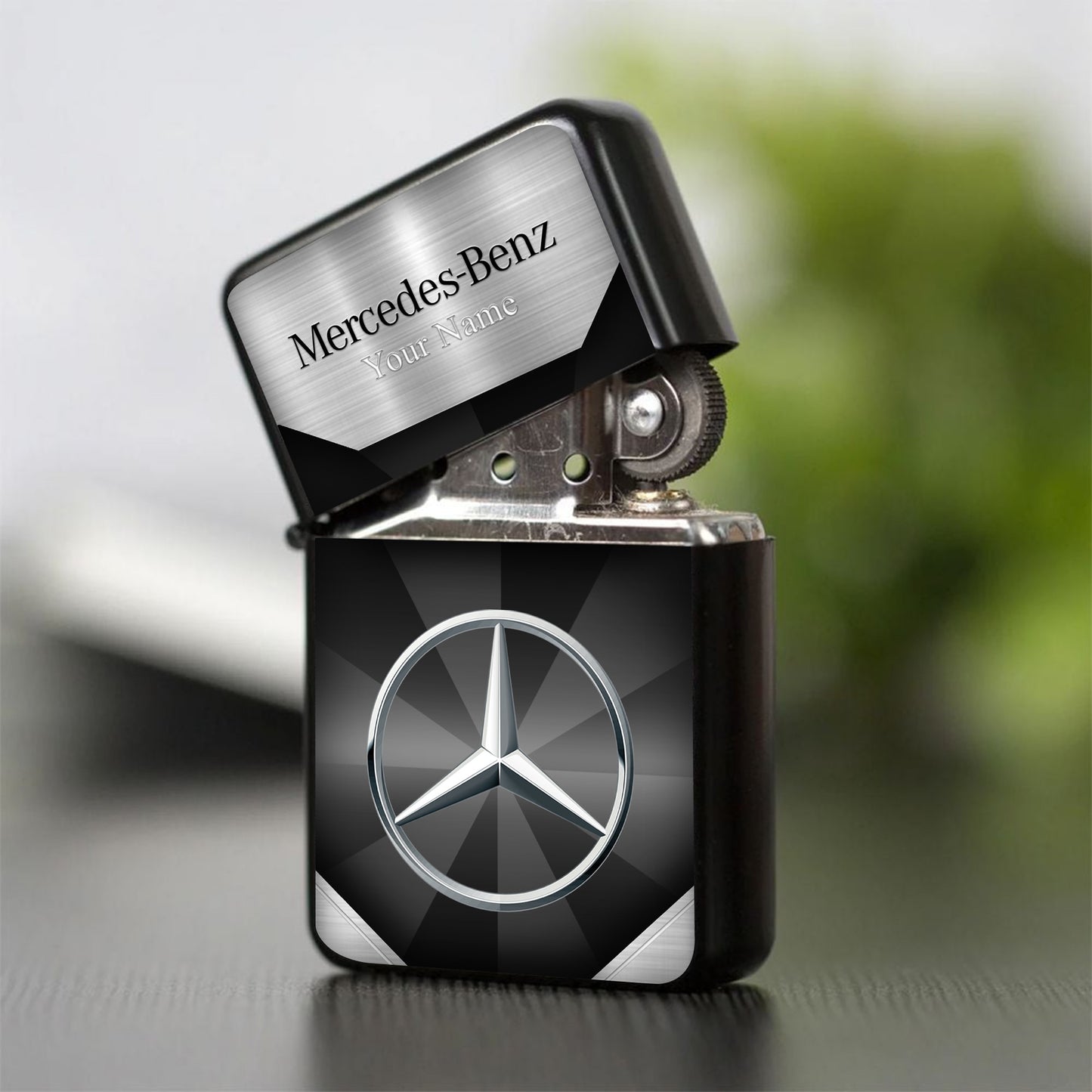 Personalized Mercedes Elegant Zippo Lighter