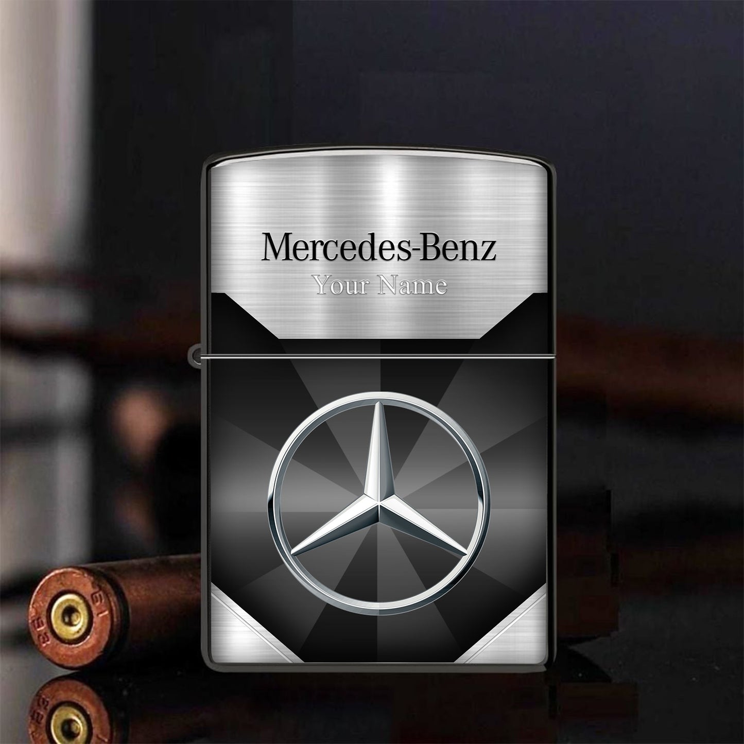 Personalized Mercedes Elegant Zippo Lighter