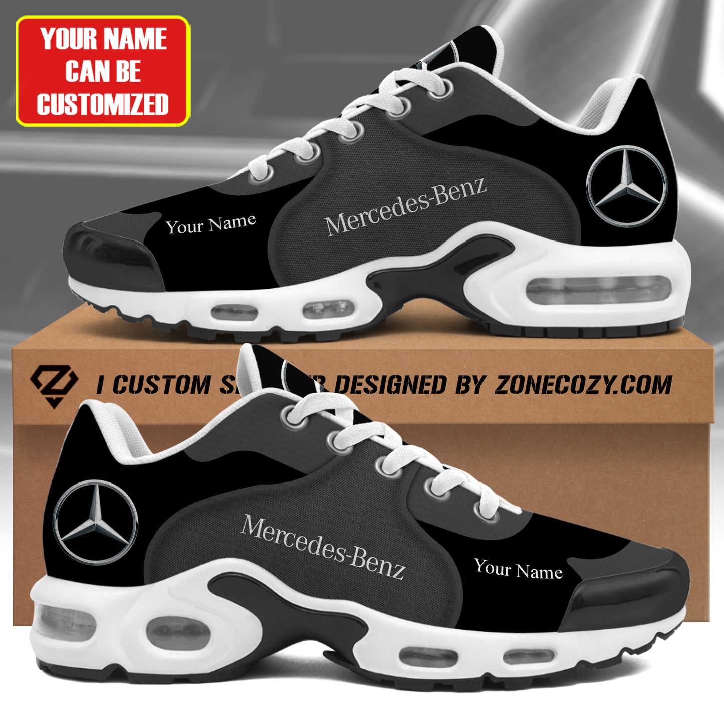Personalized Mercedes Sport Air Cushion Sneaker