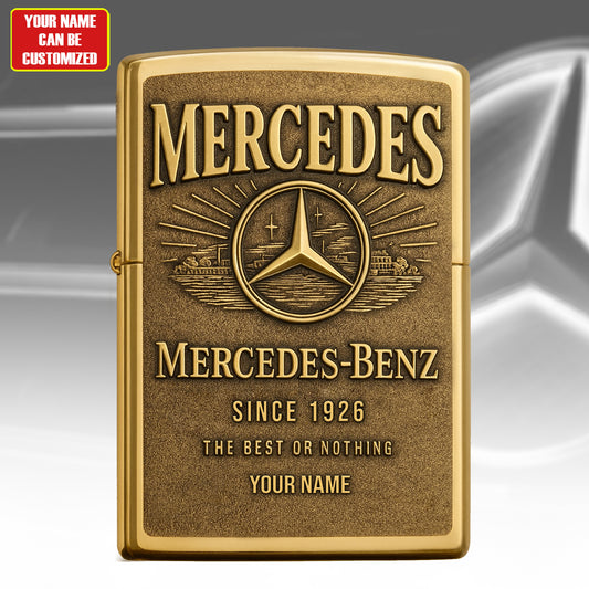 Personalized Merc Golden Vintage Zippo Lighter