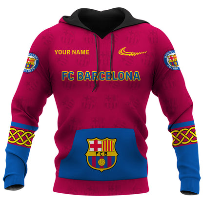 Personalized Barcelona Sport 3D Full Printing Set , Barcelona FC Shirt , Barcelona Set , Zipper Polo, Hoodie , Short , Polo , hawaii