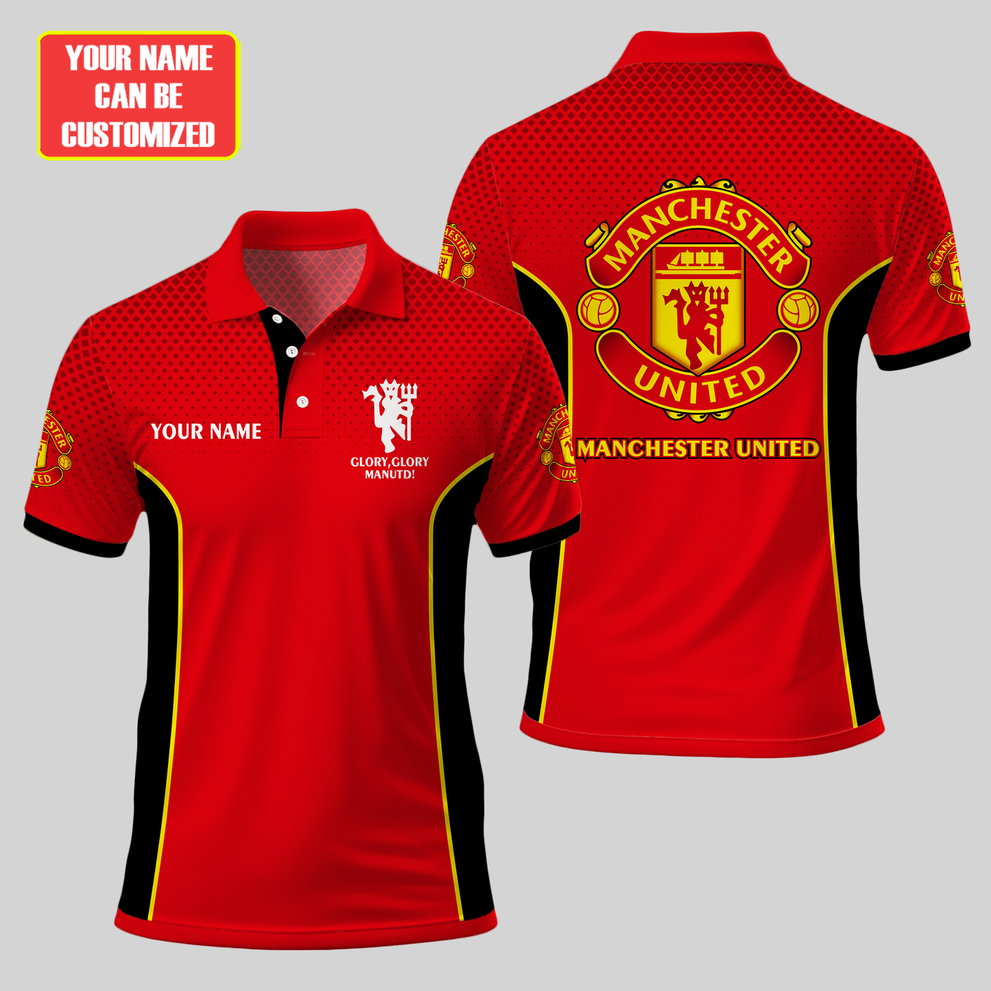 Personalized MU FC 3D Full Printing Set,  Shirt , Zipper Polo, Hoodie , Short ,Polo ,hawaii