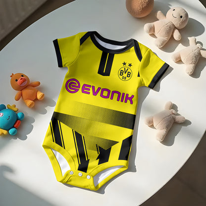 Customized Borussia Dortmund Soccer Jersey , Baby Rib Bodysuit Sizes