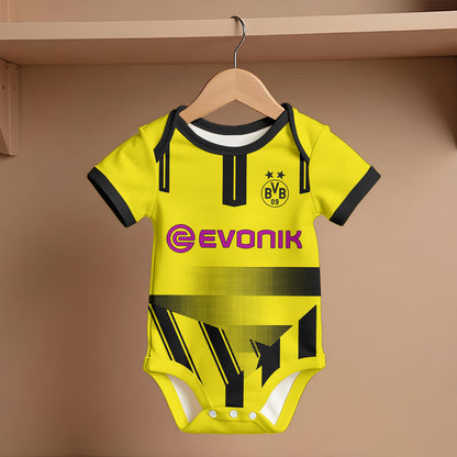 Customized Borussia Dortmund Soccer Jersey , Baby Rib Bodysuit Sizes